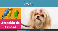 Desktop Screenshot of clinicaveterinariautebo.com