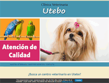 Tablet Screenshot of clinicaveterinariautebo.com